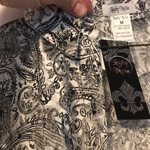 Paisley shear blouse